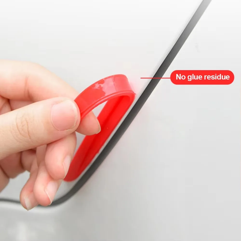 4PCS / Set Universal Scrape Guard Bumper Guards Car Door Edge Protector Rearview Mirror Protection Sticker Protective Strip car door edge guards car door protector car bumper protector
