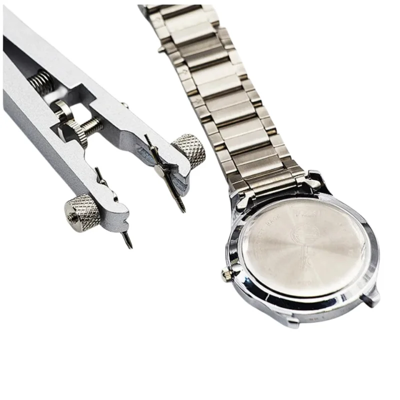 New 1PCS Watch Repair Tools Aluminum Watch Band Pin Remover Adjustment Tool Raw Ear Clamp