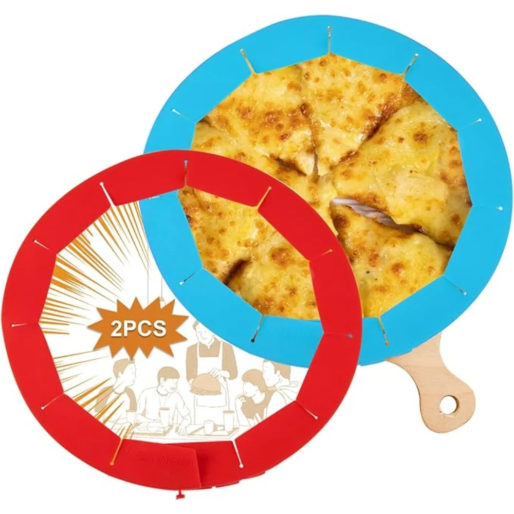 2 PCS Pie Crust Shield Adjustable Pie Crust Covers for Edges of Silicone Crust Protectors when Baking
