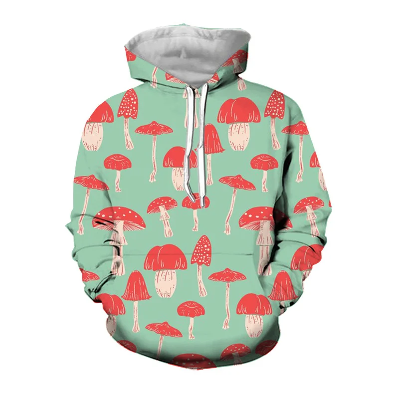 thumbnail image 1 of Sudadera con capucha y estampado de hongos y plantas en 3D, novedad, moda infantil, ropa de calle, jerseys unisex, sudadera con capucha de invierno estilo Harajuku, 1 of 5