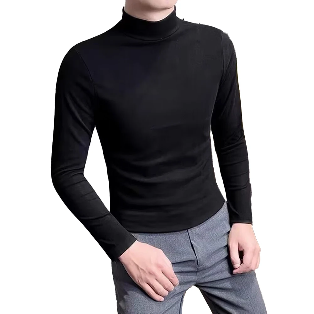 

Mens Casual Long Sleeve Slim Fit Basic Knitted Sweater Pullover Tops T-shirt Sweatshirt Pullover Tee Slim Casual Tops Shirt