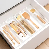 Drawer Sorting Storage Box Freely Combined Boxes Detachable Partition Stationery Storage Box Removable Cosmetics Jewelry Drawer 1