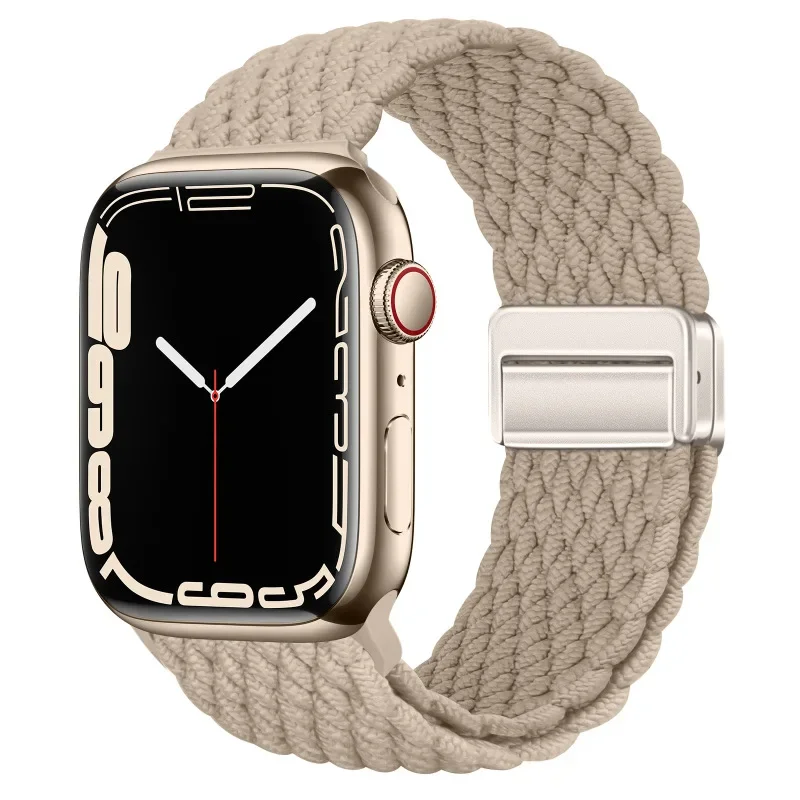 Braided Loop Magnetic Buckle Watch Strap Bracelet
