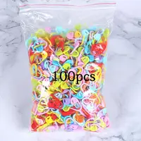 100-1000 pièces mélange de couleurs résine plastique petit Clip verrouillage point marqueurs Crochet loquet outils de tricot aiguille pince crochet outil de couture 2
