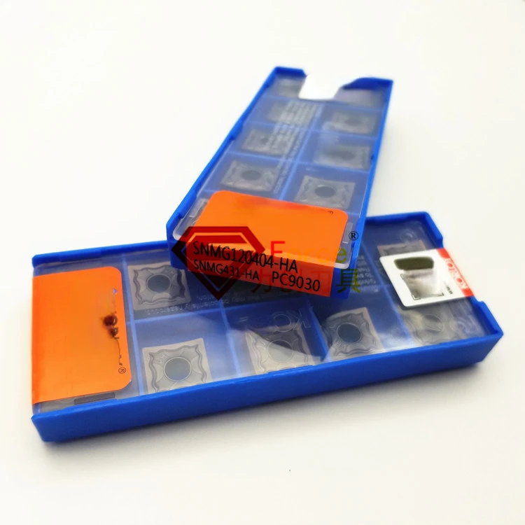

Square Planing Tanker Blade SNMG120404/SNMG120408-HS HA HM PC9030 R134a Makeup