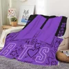 Flannel idol warm KPOP comfort soft plush blanket for art Band sofa living room office bedroom cartoon travel gift b-B-BTSs-s 2