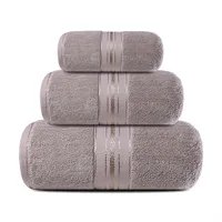 Serviette de bain épaisse 100% coton pour adulte, super absorbante, douce pour la peau, lavage du visage, salle de bain 6