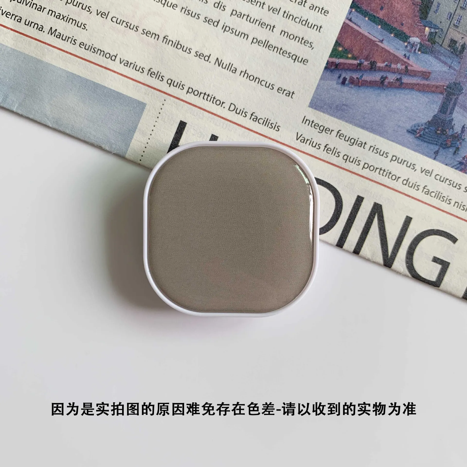 Chic Square Pop-Up Phone Grip and Stand Accessory
