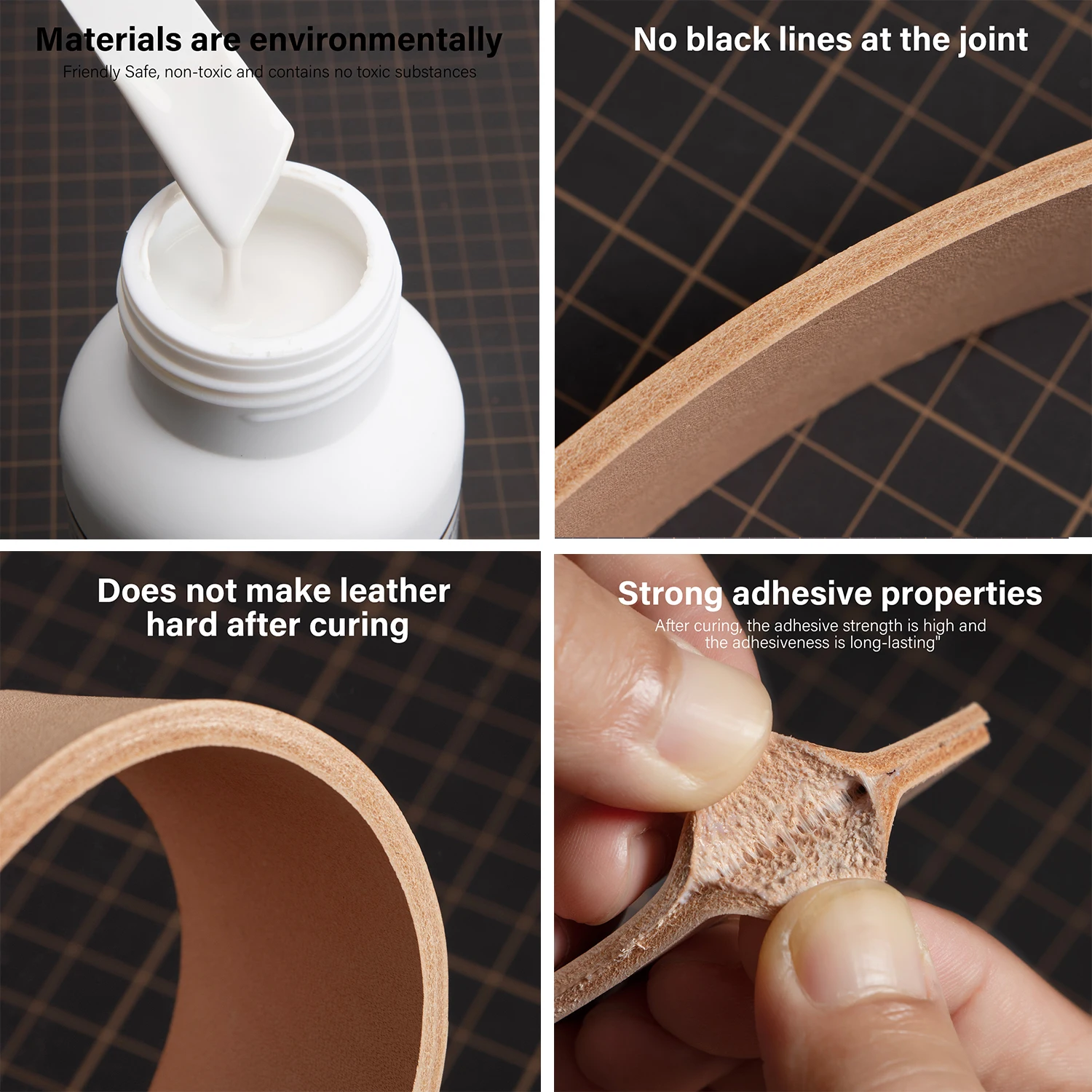 Leather glue 100/500ml Leathercraft Cement Water Based Universal Strong Adhesive Liquid Repair For Leather Paper Wood