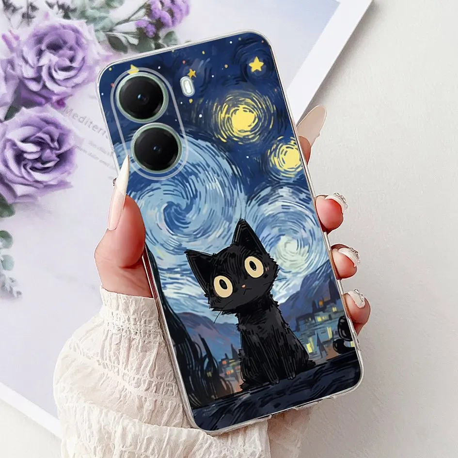 Cool Cartoon Animal Soft Silicone Clear Phone Case Cover