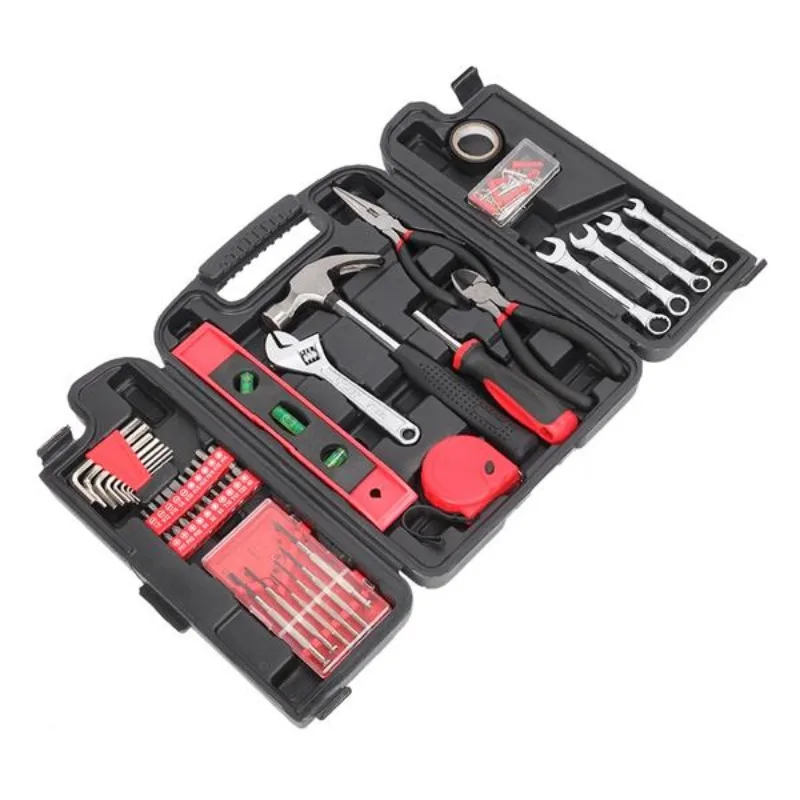 136PCS Household Repair Electrician Tool Box Set Hardware Tool Storage Box Multi-functional Vehicle Combination Set