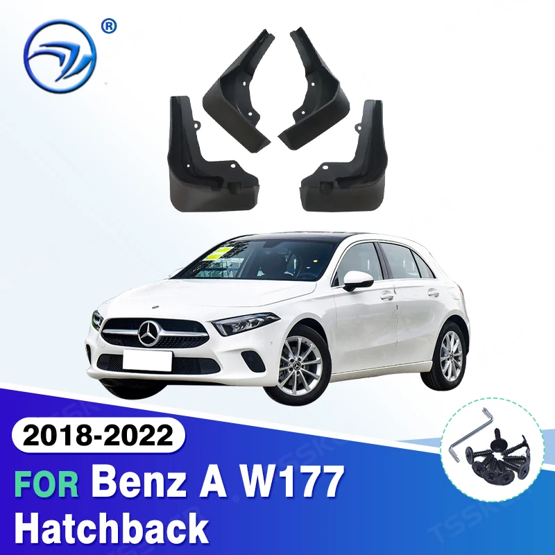 

Брызговики для Mercedes Benz класса А для хэтчбека W177 2018 - 2022 2019 2020 2021, брызговики, брызговики