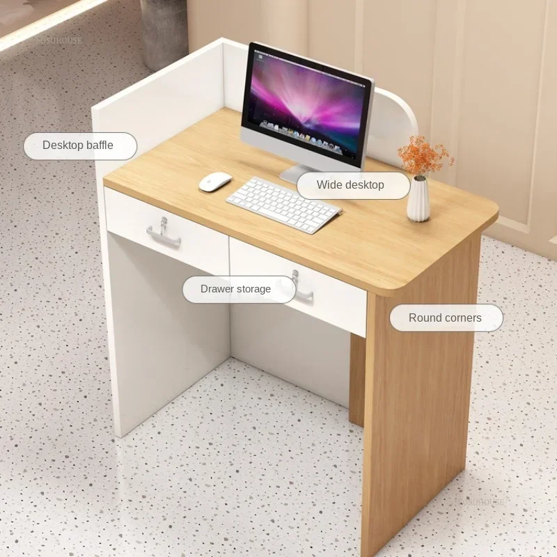 Reception Desks for Beauty Salon Convenience Store Modern Front Desk Commercial Bar Table Clothing Store Cashier Counter E z