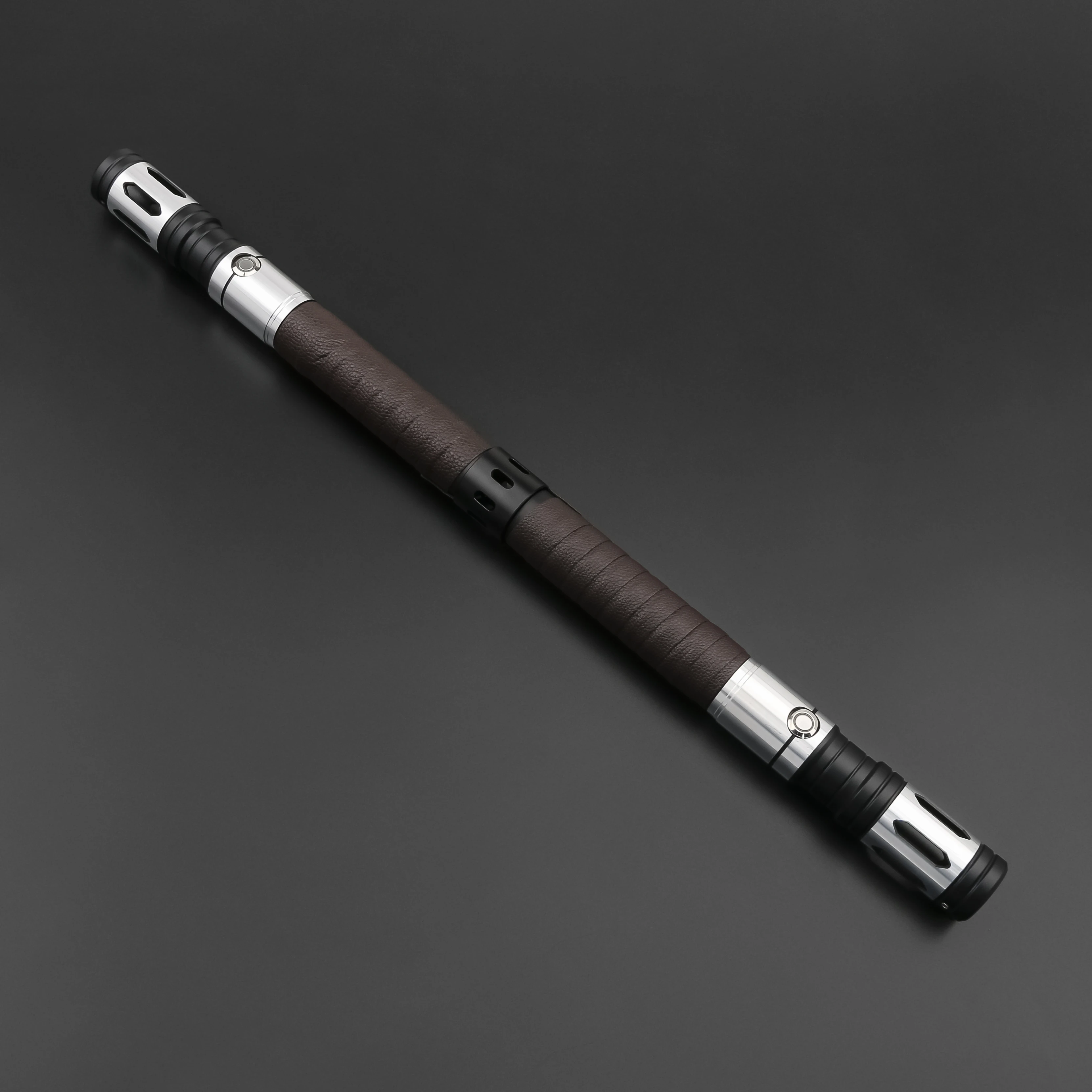 TXQSABER Neo Pixel Lightsaber Double Blade Spinning Sword RGB with