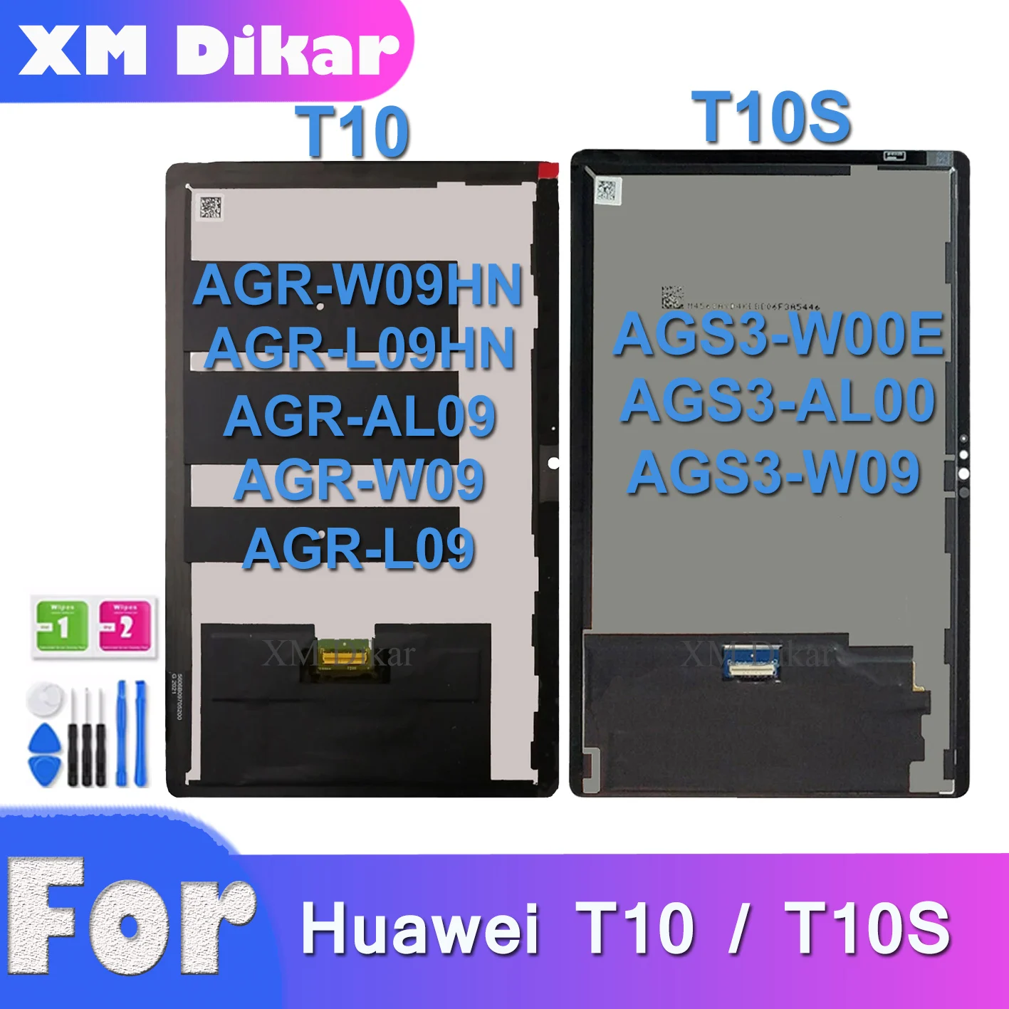 LCD Display For Huawei MediaPad MatePad T10 T10s AGR-L09 AGR-W09 AGR ...