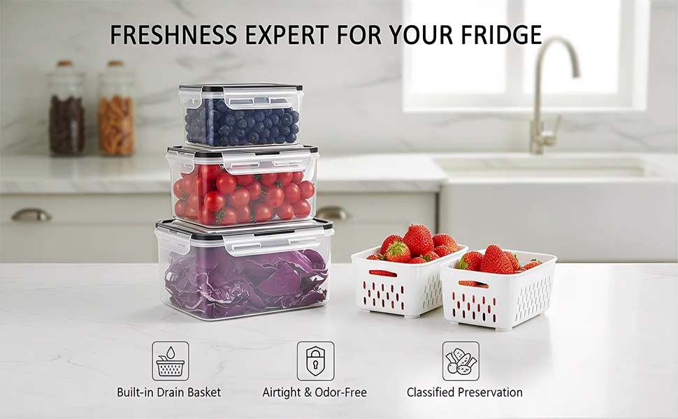 4 in 1 Food Storage Container
