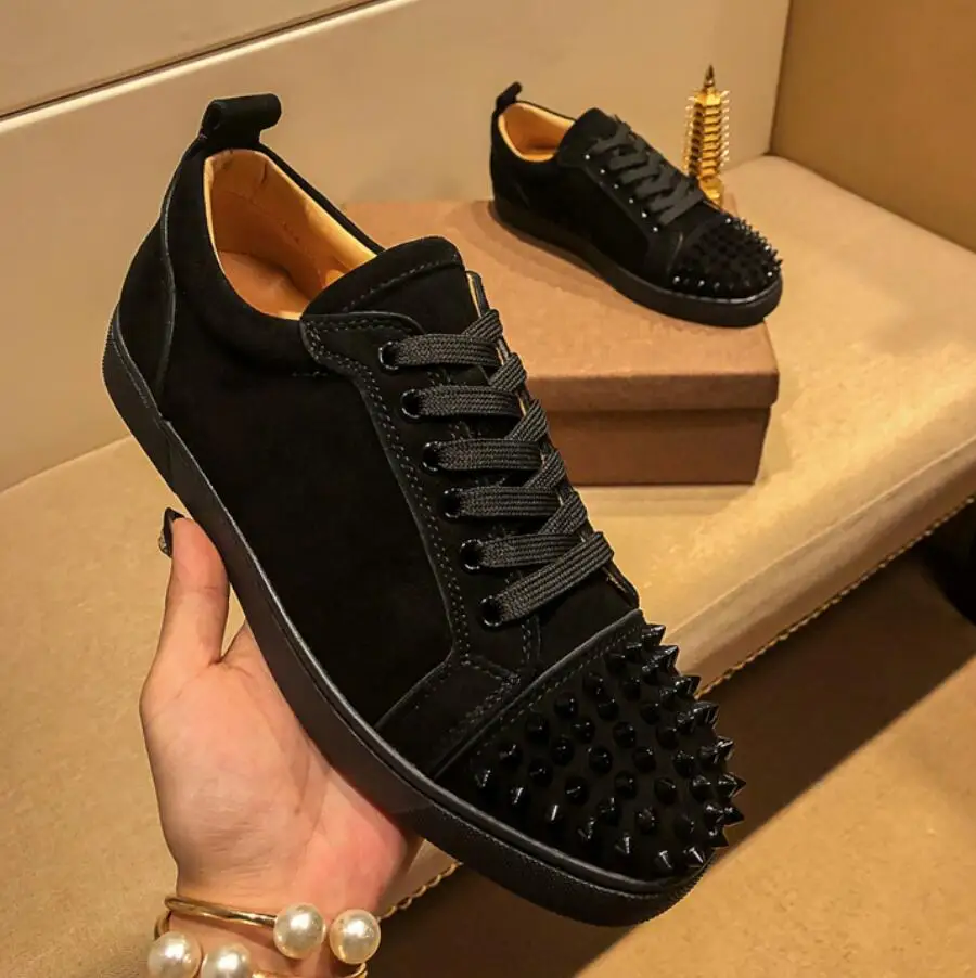 

Men's Luxury Brand Shoes Designer Casual Trainers Shoes City Platform Party Gift Leather Red Shoes for Men Male Sneakers