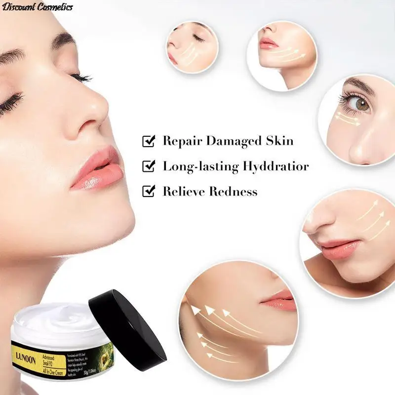 100g Advanced Snail Mucin 92% Snail Secretion Filtrate Power Repair All In One Cream Brightening Facial Cream Korean Skin Care