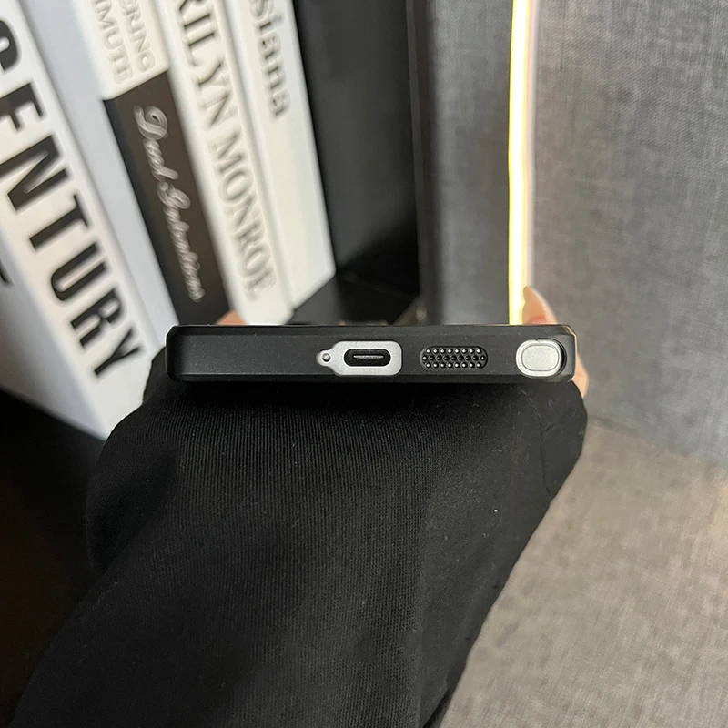 Ultra Thin AG Matte Magnetic Case with Glass Lens Protection & Shockproof Cover