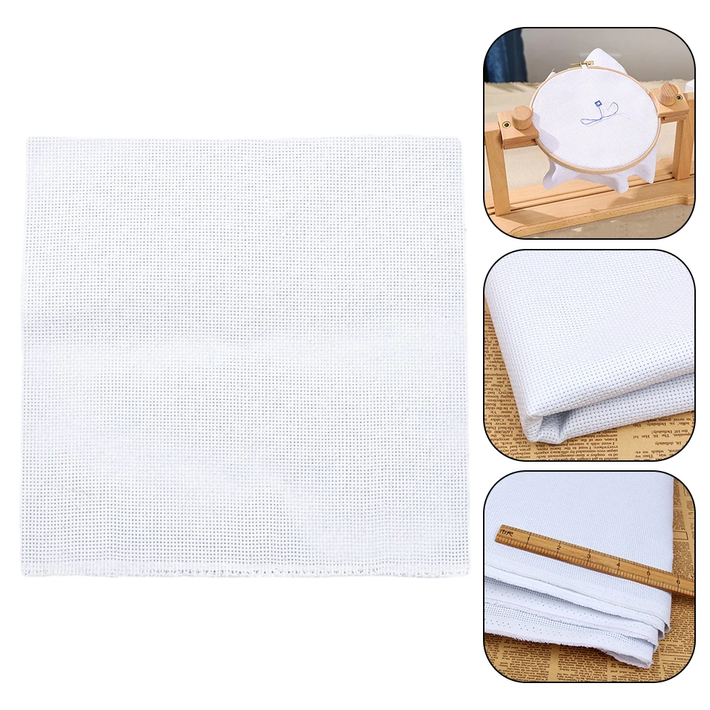 Contents Cloth Cross Stitch Fabric Undamaged Item X Cm Canvas Cloth Cross Stitch Fabric DIY Handcraft Supplies