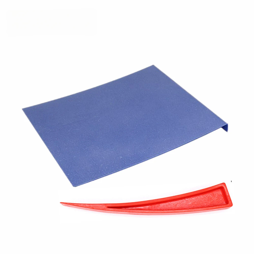 Window Guard Protect With Felt Window Curve Wedge For Car Repair Paintless Dent Removal Tools Pump Wedge pdr tools dent master paintless dent repair tools red curved wedge with car window protector and window guard for dent removal