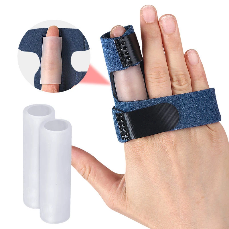 

Pain Relief Trigger Finger Fixing Splint Straighten Brace Adjustable Sprain Dislocation Fracture Finger Splint Corrector Support