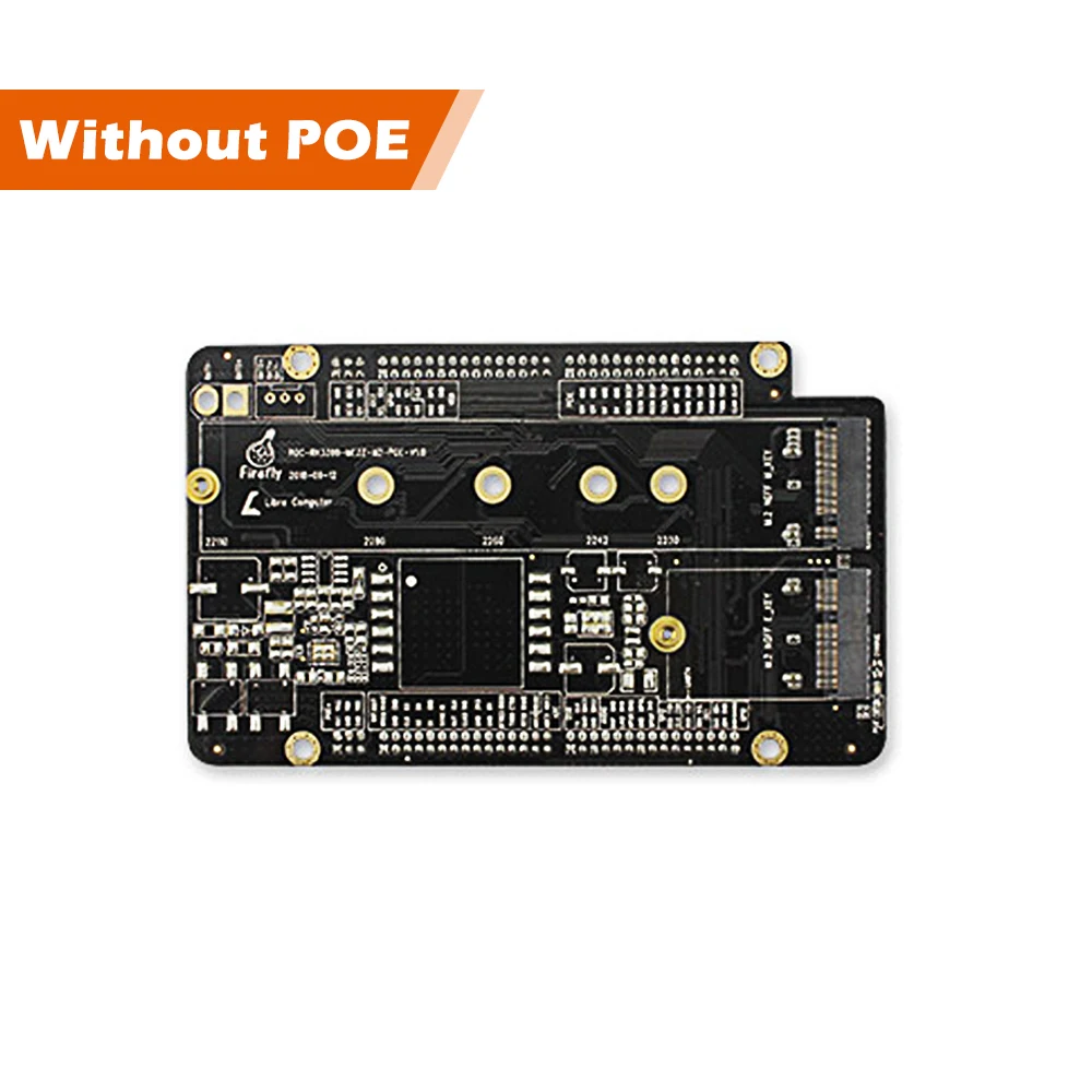 ROC-RK3399-MEZZ M2 POE Expansion Board