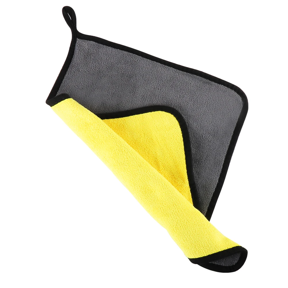 테슬라 모델 3 S X Y용 마이크로파이버 클리닝 타월 부드러운 건조 천 자동차 바디 세척 타월 이중 레이어 클린 래그 액세서리