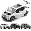 1/32 Toyota Highlander SUV Sport Toy Car Diecast Metal Alloy Miniature JKM Sound & Light Collection Model Gift for Boy Children 1