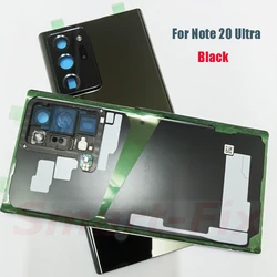 Premium Battery Cover Case for Samsung Note 20 Ultra - Replacement Back Panel Housing (Black)