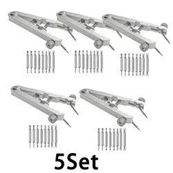 Deluxe Watch Band Removal Tool Set with Durable Tips and Spring Bar Tweezers (5SEt)
