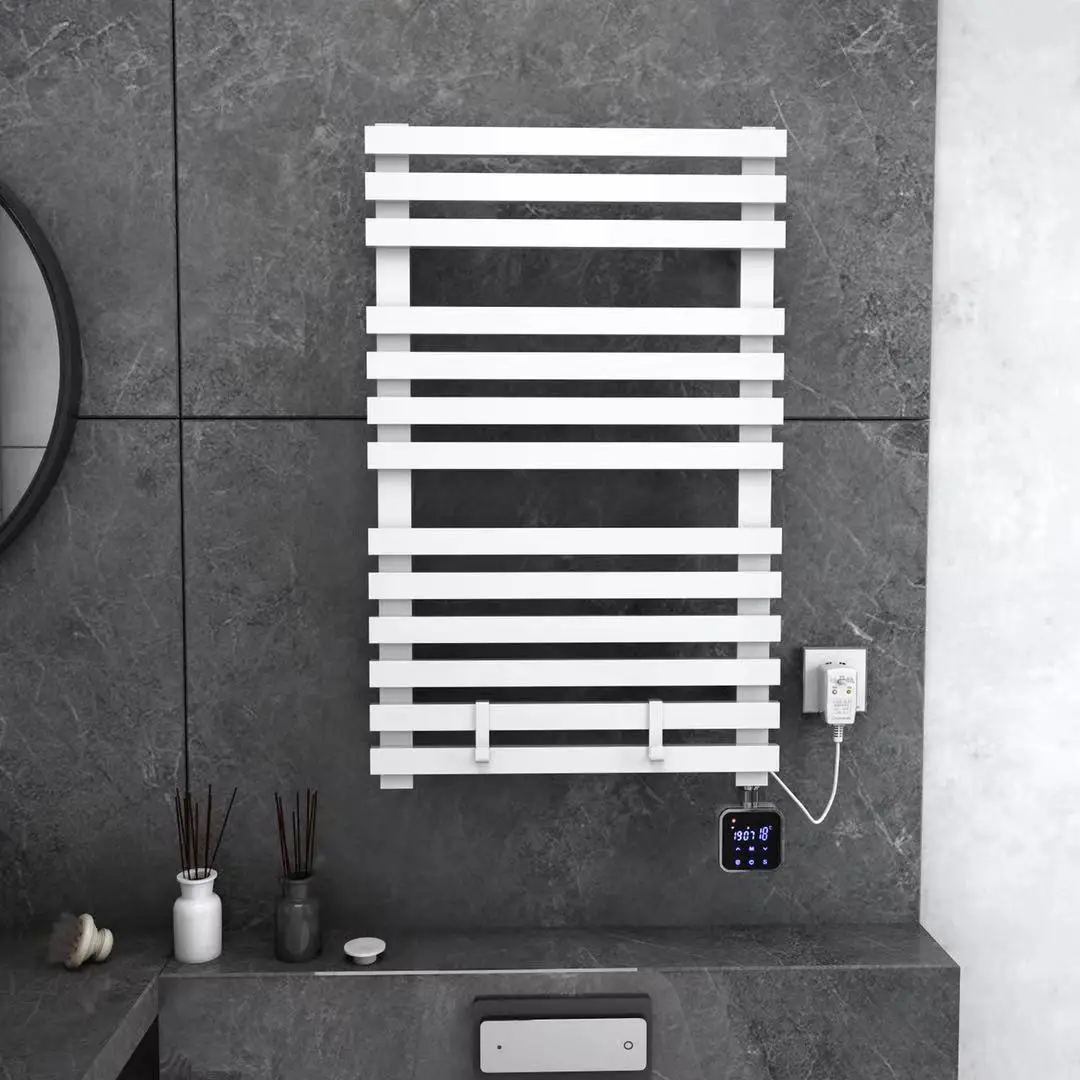 Wall Mounted Electric Towel Warmer with Built-in Timer and Hardwired Tuya  App Intelligent Electric Towel Warmer Wifi Control - AliExpress