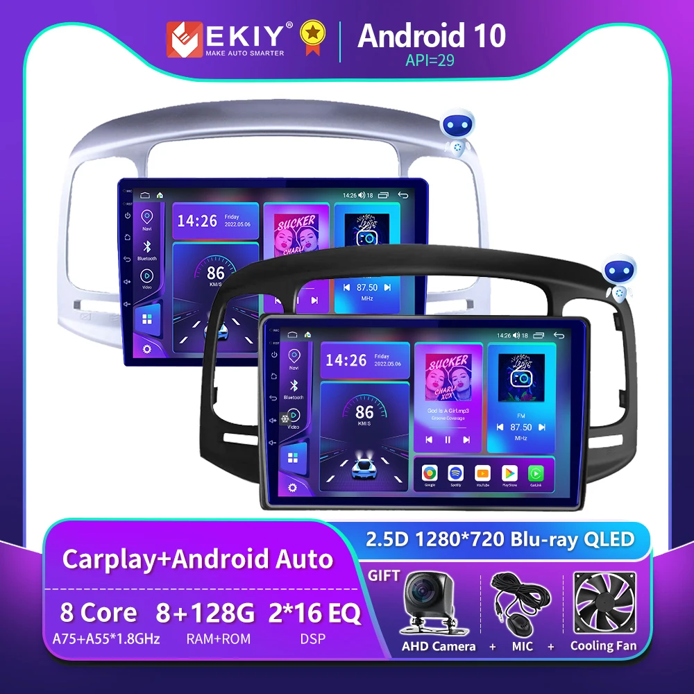 

EKIY T900 Carplay Android Auto Radio For Hyundai Accent 3 2006 - 2011 Android 10 Multimedia Video Player Stereo GPS No 2 Din DVD