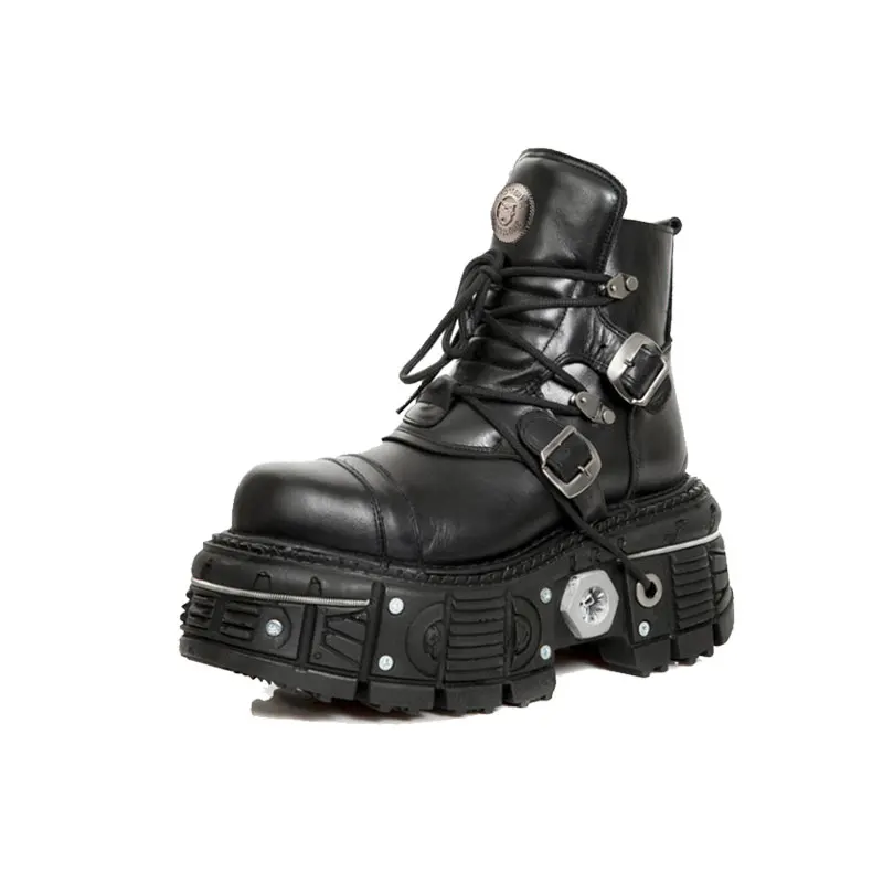 2023 new Rock Metal Gothic Locomotive Men's Female Summer Punk platform shoes