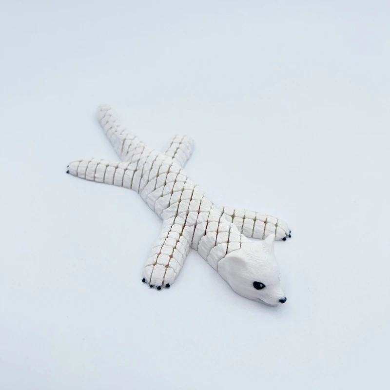 OrsoPolare snodabile 3D - decorazione e antistress 12 OrsoPolare snodabile 3D - decorazione e antistress - immagine 8