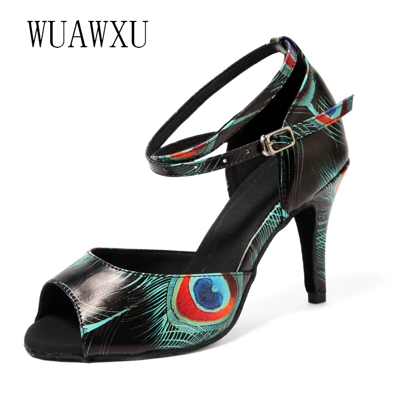 NATASHA2023 New Professional Latin Dance Shoes Women's High Heel Soft Sole Indoor Fashion Sandals Advanced Dance Shoes