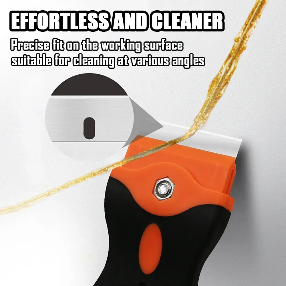 Razor Blade Scrapers with 20pcs Blades Car Wrap Sticker Squeegee for Car Window Cleaning