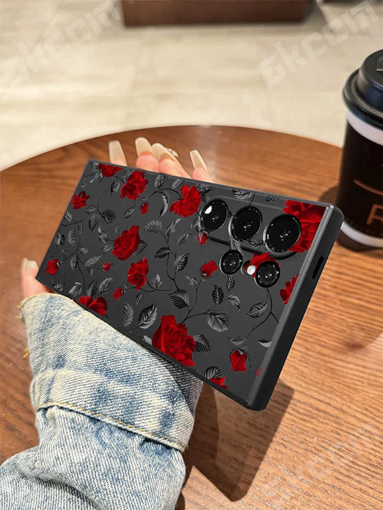 Chic Retro Rose Design Phone Case Cover
