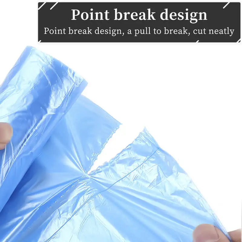 Trash Bags Disposable Trash Bags Garbage Bags 100pcs for Kitchen Garbage Sorting Bedroom Wastebasket Biodegradable Home Cleaning