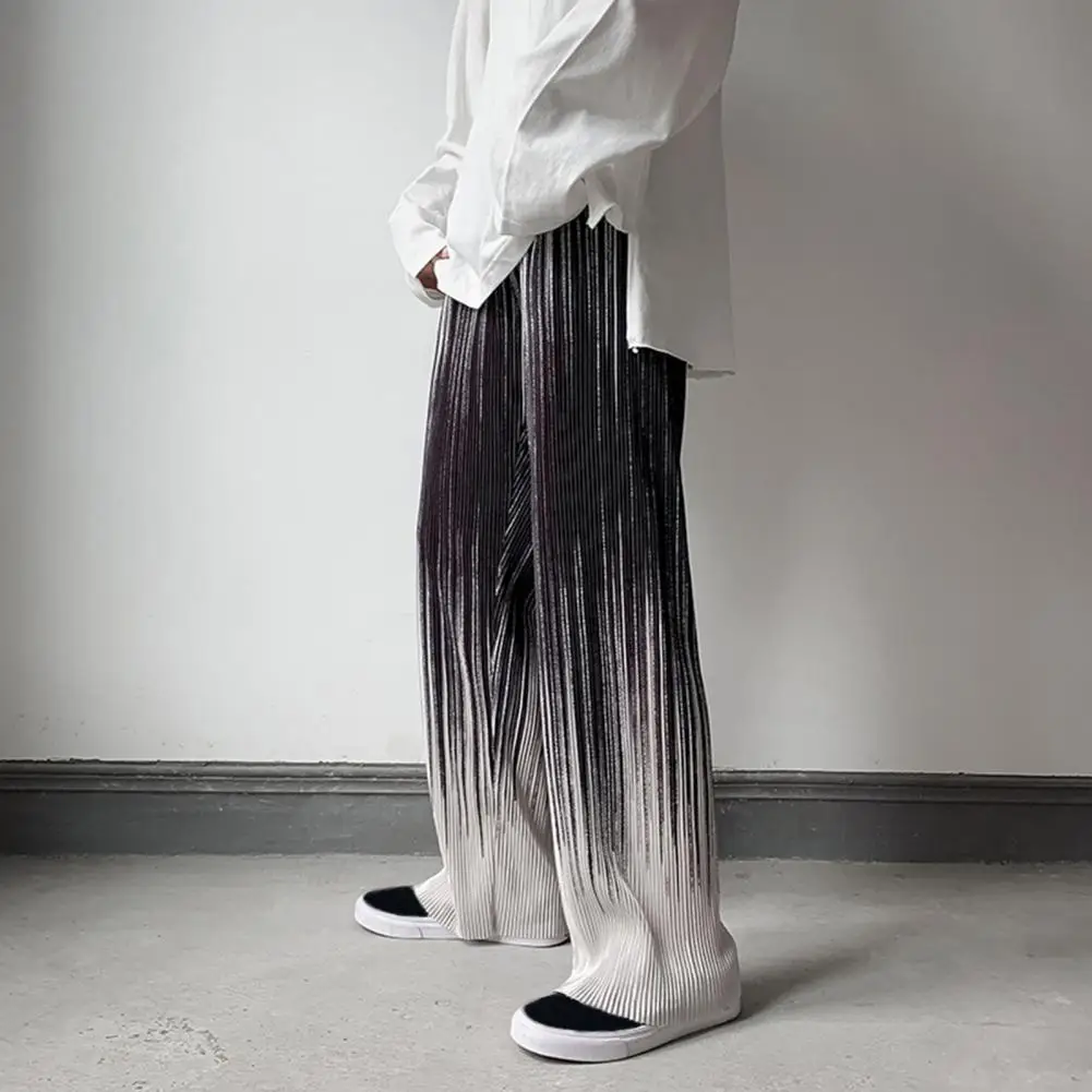 Trendy Comfortable Spring Summer Pants Elastic Waist Men Pants Streetwear Fall Spring Trousers Men Clothing
