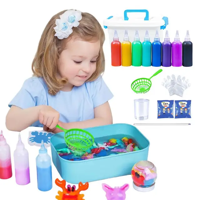 DIY Aqua Fairy Kit Toys for Kid Girls Magic Water Elf Kids 3D Handmade Kits Aqua  Fairy Gel Toy Set Girls Handicrafts Fairy Water - AliExpress