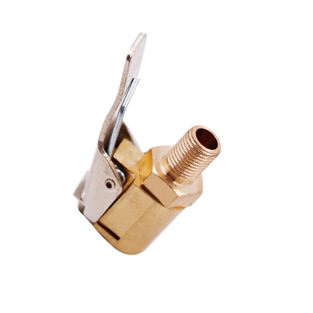 Car Tire Air Chuck Automotive Brass 8mm Inflator Pump Valve Connector Clip Adapter For Inflator Quick Change Head Clip Connector