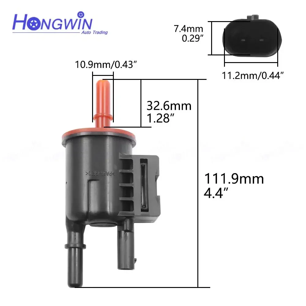 12632174 136200-7220 Vapor Canister Purge Solenoid Valve 12V For