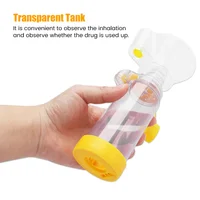Aerochamber MSK pour enfant et adulte, chambre d'inhalation pour asthme, atomiseur, réservoir de nébulisation à air comprimé 2