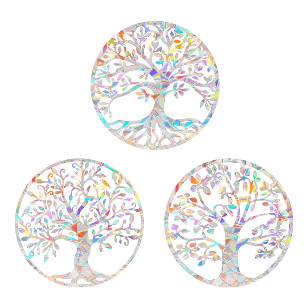 Window Stickers Rainbow Suncatcher Window Stickers PVC Electrostatic Window Glass Decals Self Adhesive Decal for Home Decoration