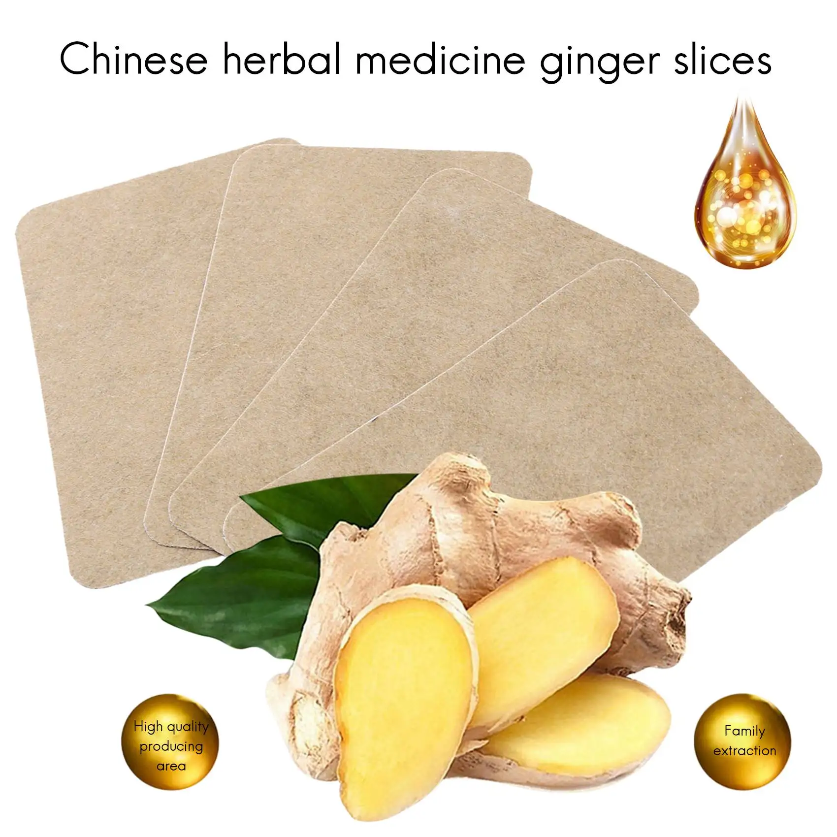 Ginger Patch Promote Blood Circulation Relieve Pain and Improve Sleep Joint Pain 50Pcs