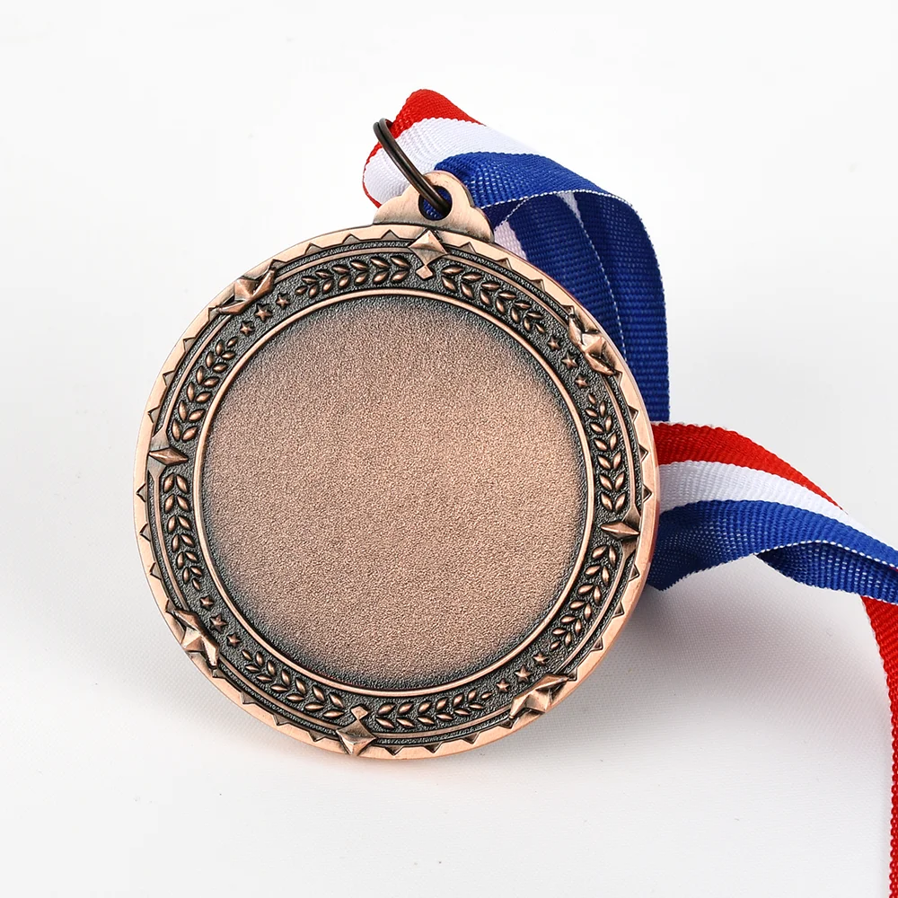 Blank Medals For Any Competition Games Prizes Football Gold Silver Bronze Medals Trophy Commemorative Medal for Souvenir