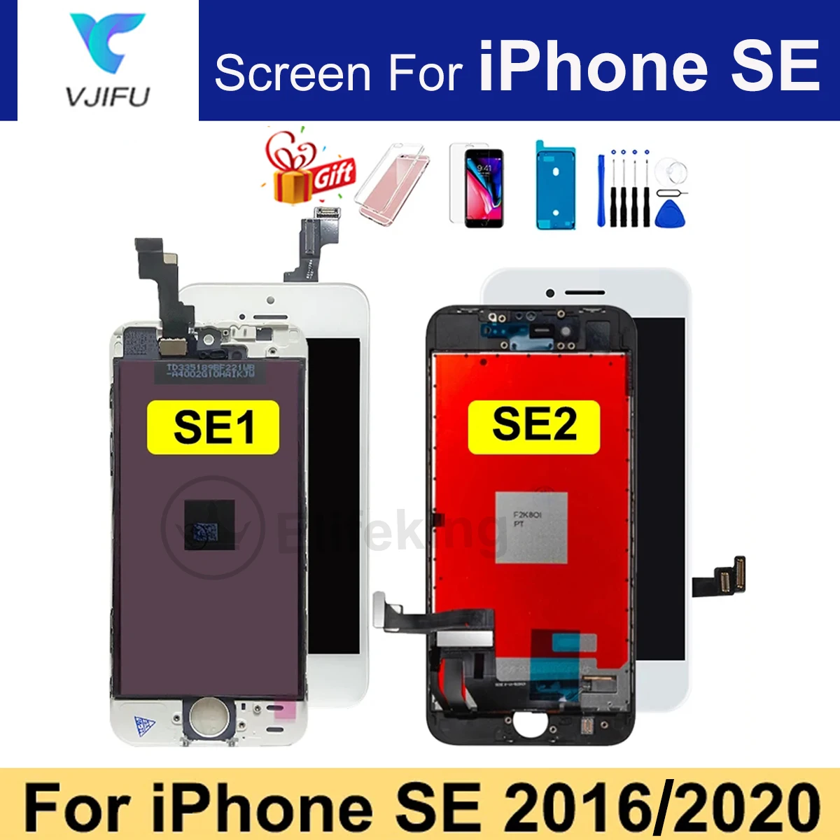 Экран для iPhone SE 2020 LCD SE2 дисплей сенсорный экран для iPhone SE 2016 дисплей A1662 A1723 A1724 A2275 A2298 Замена