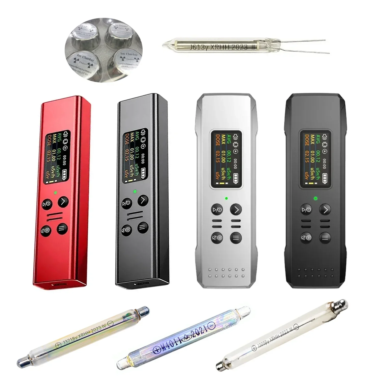 Geiger Counter Nuclear Radiation Detector Personal X-ray &gamma;-ray &beta;-ray Detector LCD Radioactive Dose Tester Radiation Alarm Tool