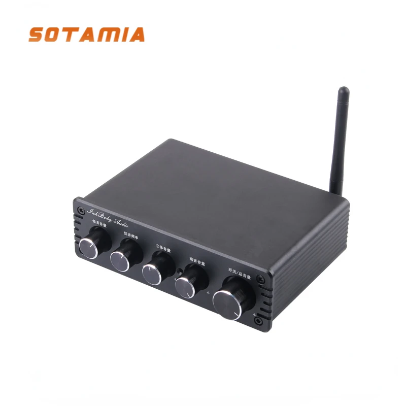 

Усилители мощности SOTAMIA TPA3116 Bluetooth 2,1 усилитель сабвуфера 2x50 Вт + 100 Вт AUX FM USB усилитель динамик домашний аудио усилитель